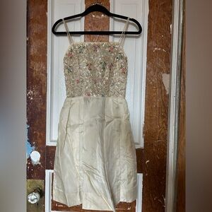 1960s sequined cocktail dress